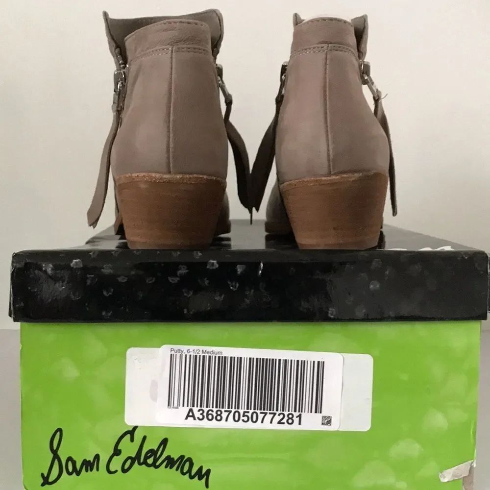 Sam Edelman Packer Leather Ankle Booties - Picture 6 of 6